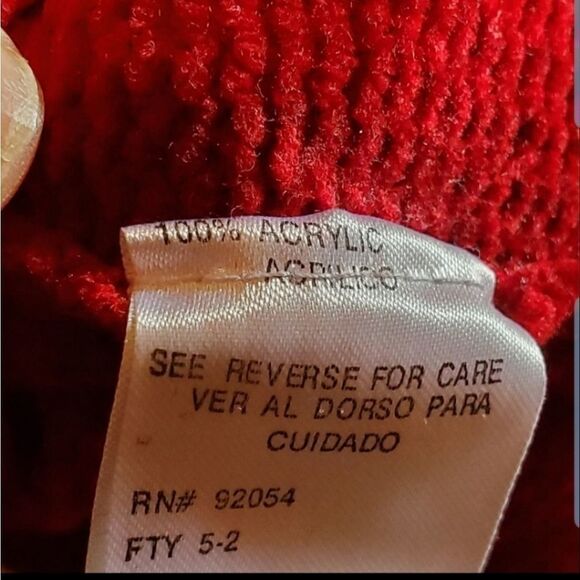 Carolyn Taylor Sweater Women’s Size Large Burgundy Zip Collar - Picture 8 of 8